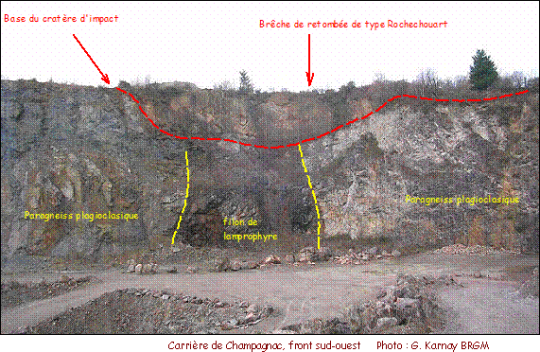 La météorite de Rochechouart - Association des Géologues du Sud-Ouest